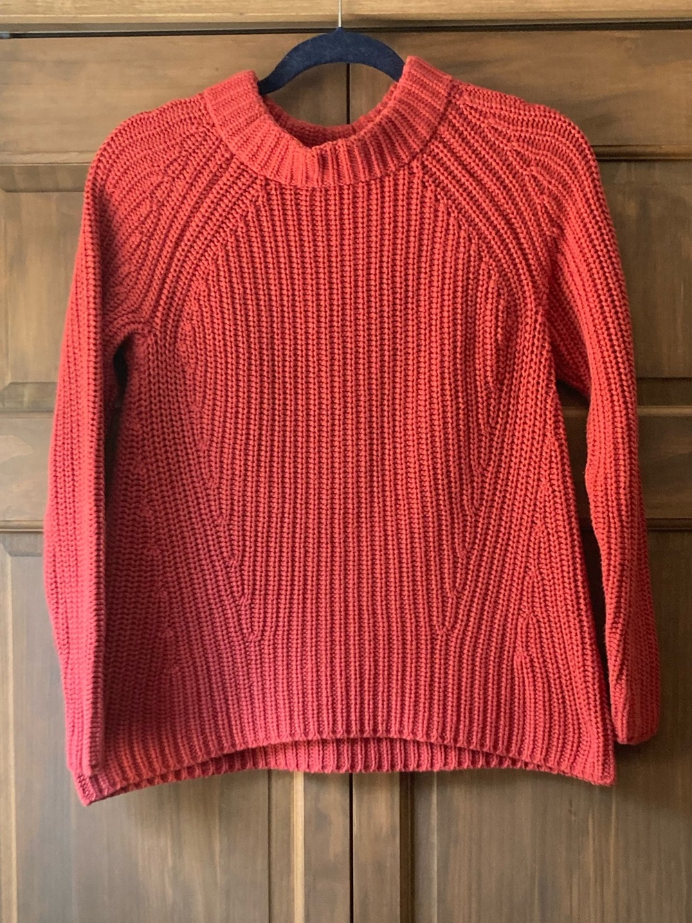 Goodthreads Heavyweight Red-Orange Sweater XS